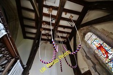 Photo 12x8 Stoughton: St. Mary's Church: Bell pull ropes in the south tran c2015