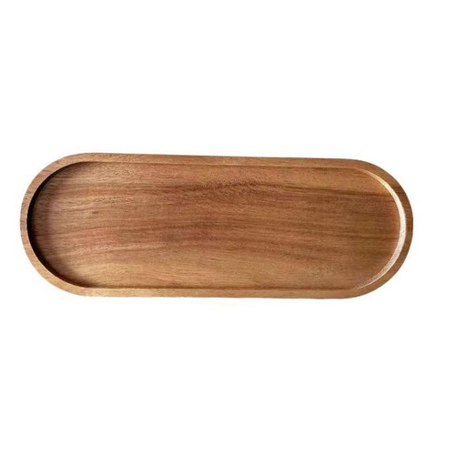 Wooden plate tray - wooden,