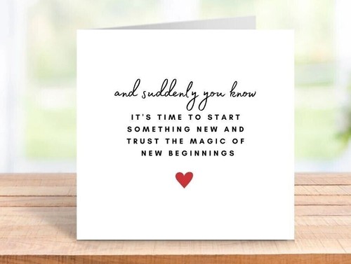 Personalised new beginnings - new,