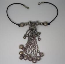 Vintage Handmade Bedouin Coin Silver Dancer Bell Beads Toggle,Middle East, Saudi