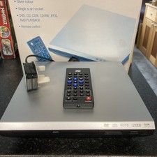 Tescos Dvd Player - Silver - with remote and instructions (DPA08) (0903)