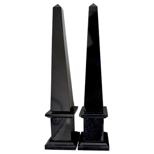 Pair black marble - marble, acceglio