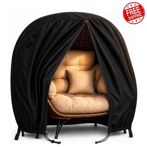 Uthem black double egg chair - uthem,