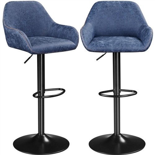 Barstools set pu leather - set,