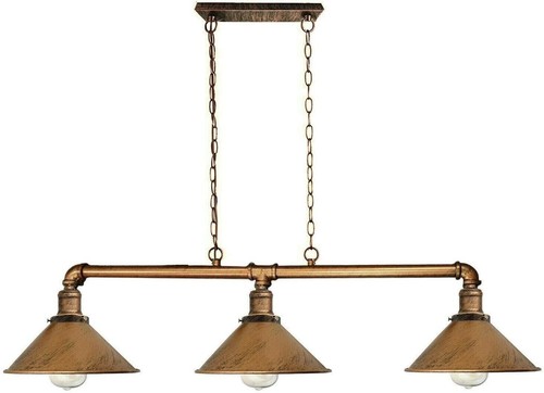Retro style metal lamp - metal,
