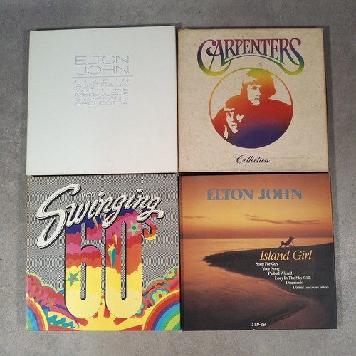 Vinyl record box sets job - box, lot