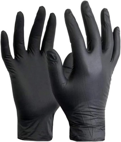 1000 disposable gloves black - 1000,