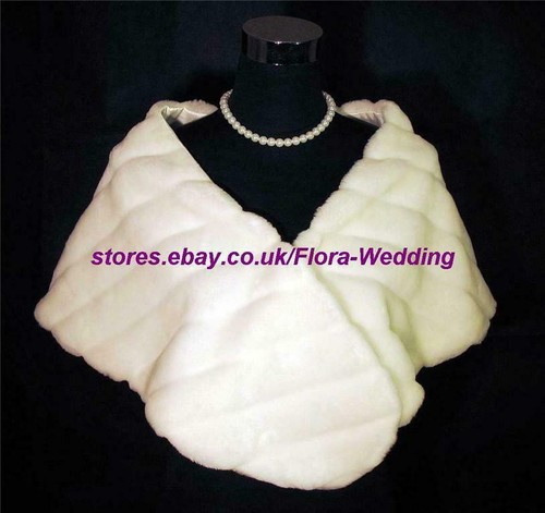 Faux fur bridal - fur, bridal/bridemaid