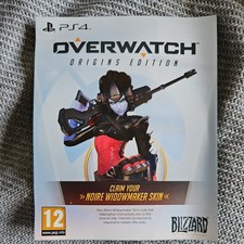 Overwatch: Origins Edition PlayStation 4 PS4 Noire Widowmaker Skin (CODE ONLY)