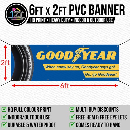 Goodyear vinyl pvc banner - goodyear,