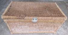 Rattan Wicker Trunk Storage Box Chest