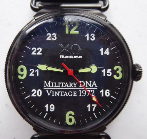 Retro military dna watch - xo,