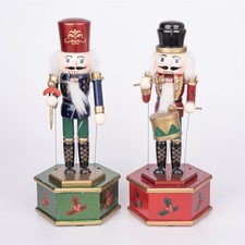 1 Wooden Nutcracker Music Box