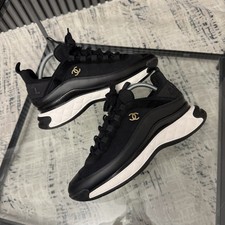 Chanel Black Runners