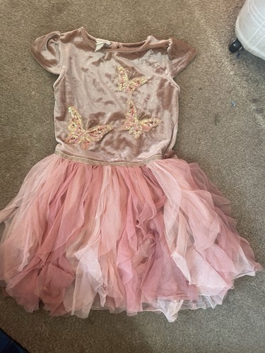 Girls butterfly dress sequin - butterfly,