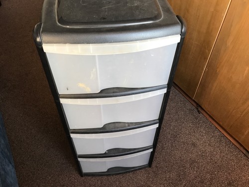 Large plastic drawer storage - 4,