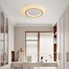 Dimmable LED Ceiling Light for Kitchen Round Small Modern Flush Ceiling Lamp