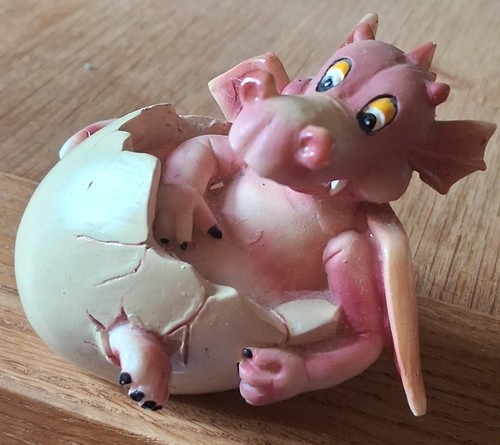 Vintage ceramic baby dragon - ceramic,