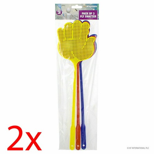 3pc fly swatters - x,