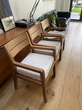 Habitat Radius Oak Dinning Chairs x 3