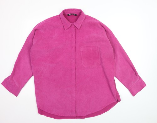 Zara womens pink corduroy - womens,