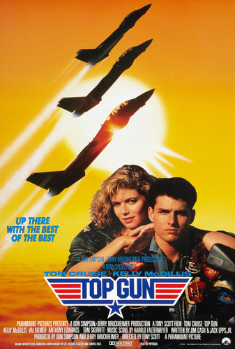 Top gun movie poster - top,