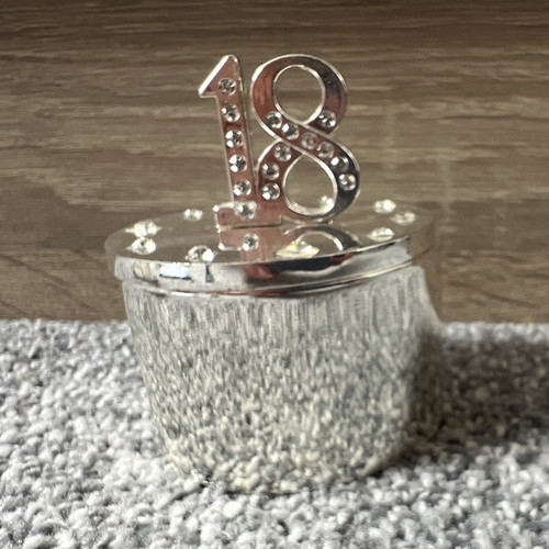 18th birthday round silver - 18th,