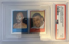 1987 Panini Supersport Mike Tyson Rookie PSA 7