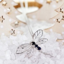 Natural Sapphire Dragonfly
