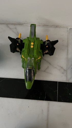 Green jet aircraft toy - aircraft,