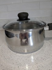 Prestige stainless saucepan medium / large very good condition
