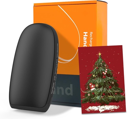 Black hand warmer - black,