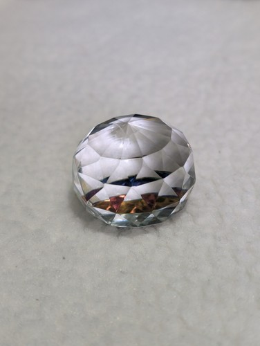 Faceted crystal glass - crystal,