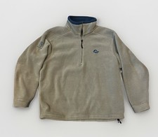 Lowe Alpine 1/4 Zip Fleece Aleutian Mens Size XL Beige Polartec