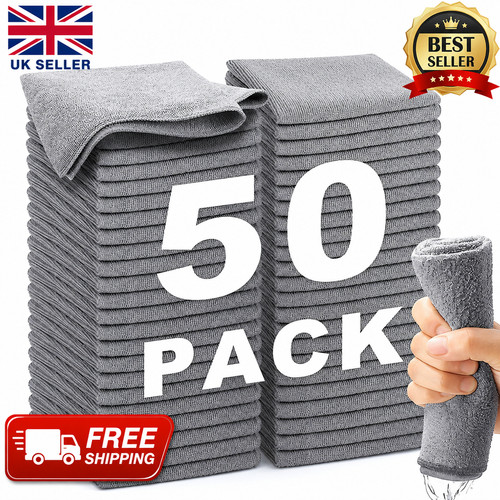 Grey microfibre cloths - grey,
