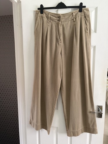 Beige palazzo wide - beige,