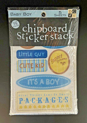 Dcwv chipboard sticker stack - dcwv, ~