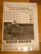 1951, DAVID BROWN CROPMASTER, VINTAGE TRACTOR ADVERT (LAMINATED PHOTOCOPY)