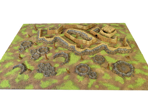 28mm trench terrain set 3d - trench,