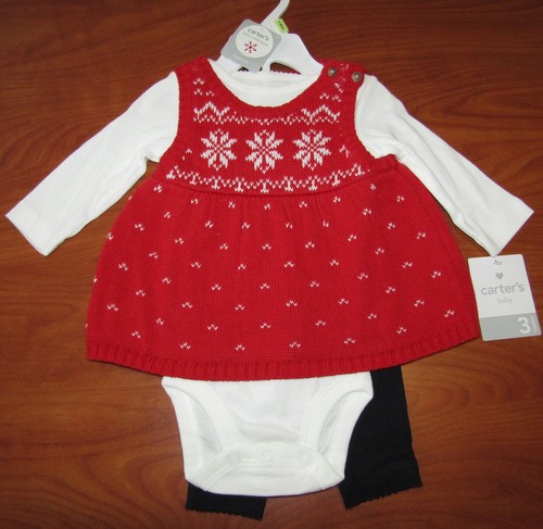 New carters baby girls - girls, red
