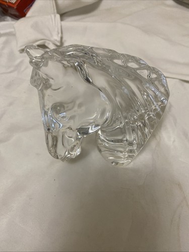 Waterford crystal horse head - crystal,