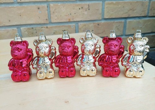 Retro red and gold teddy - retro,
