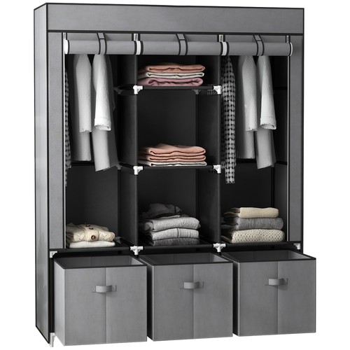 Homcom large fabric - large, wardrobe
