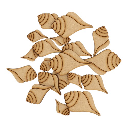 Wooden sea shell whelk - sea, mdf