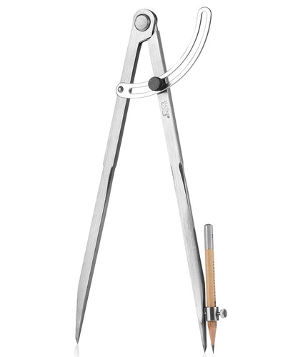 All metal inch compass - 12,