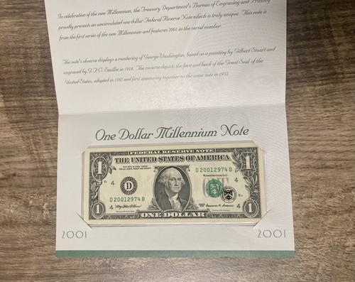 2001 one dollar millennium - dollar,