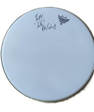 Hand Signed Peter Gabriel Drum Head & COA