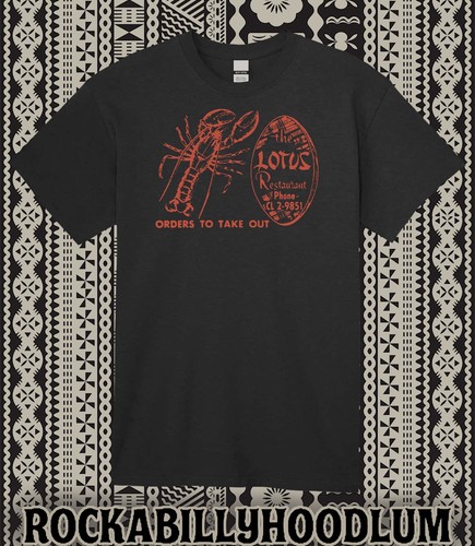 Retro tiki art tee shirt - tee,