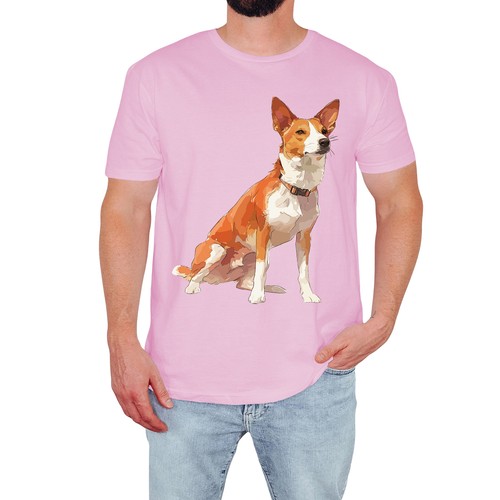 Funny basenji dog - basenji,