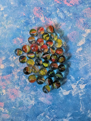 Vintage orange yellow marble - vintage, orange/yellow